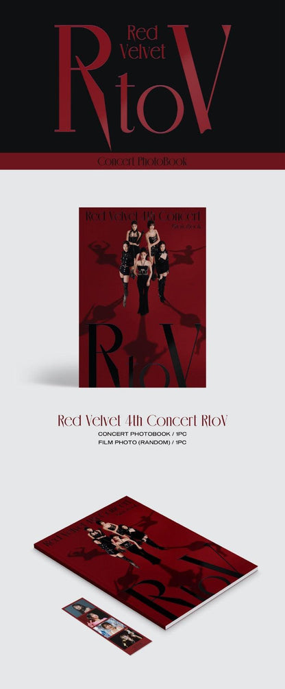 RED VELVET - 4TH CONCERT : 'R TO V' CONCERT PHOTOBOOK - J-Store Online